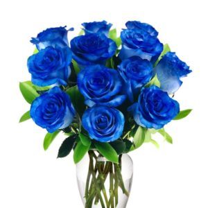 One Dozen Chanel Blue Signature Bouquet